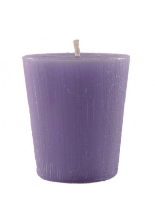 Rose Moore Scented Votive Candle-Lavender Blue